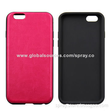 TPU IMD Soft Leather Finish Case for New iPhone, Various Colors are Available